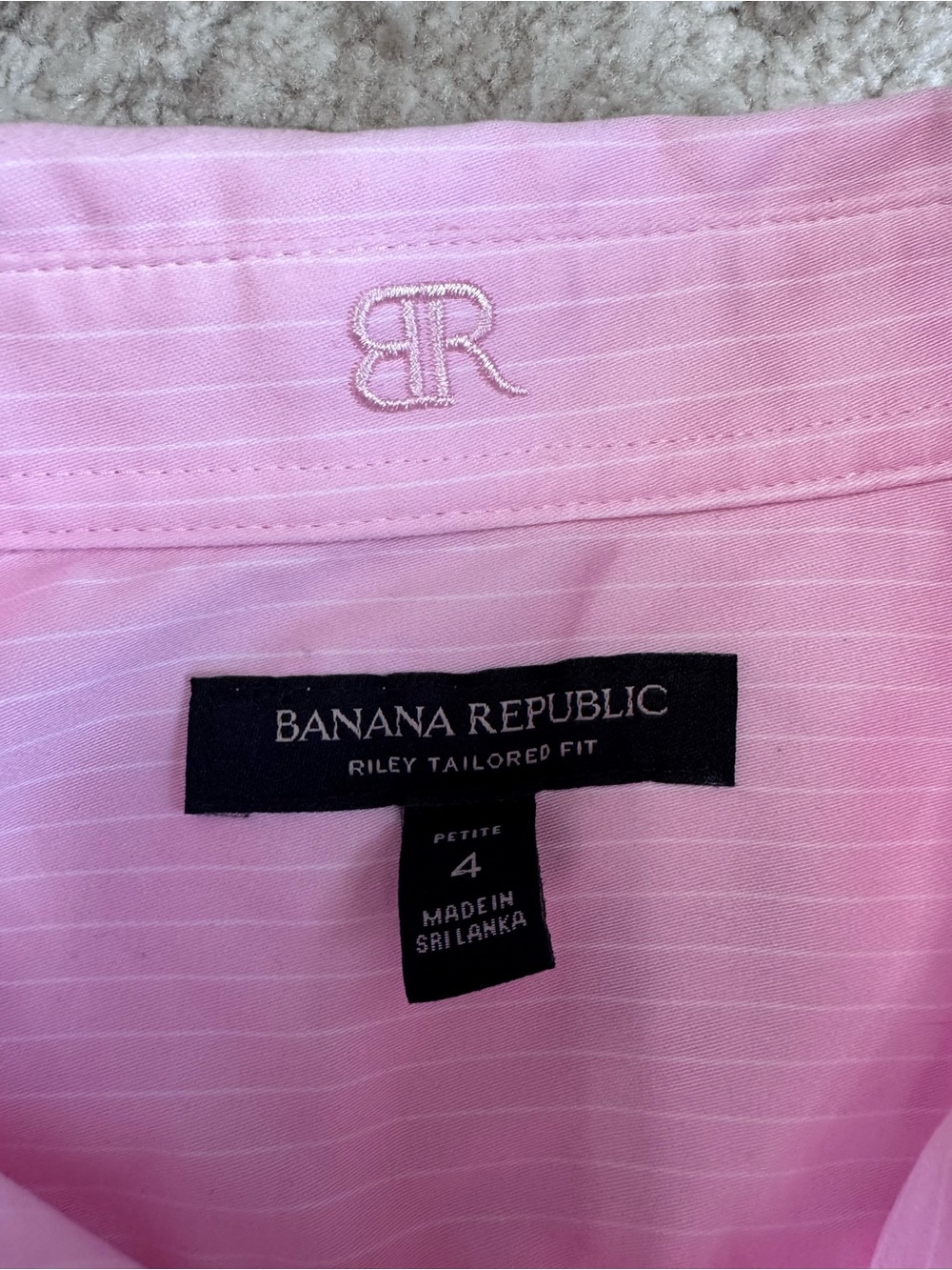 Banana Republic Pink Tailored fit Button-Up Shirt - Picture 3 of 6